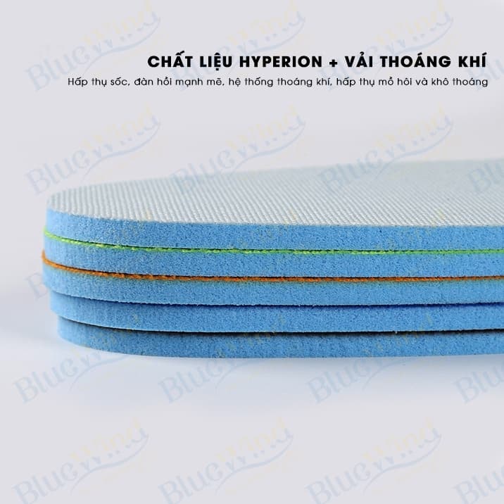 Ảnh Lót Giày Khử Mùi BLUEWIND Êm Chân Thoáng Khí Đàn Hồi Phù Hợp Các Loại Giày 9308 4