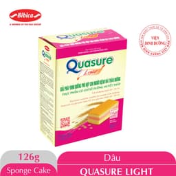 Thumbnail Bánh Bông Lan Quasure Light Bibica 126g - Thực phẩm dành cho người ăn kiêng, tiểu đường 3