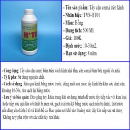 Thumbnail Tẩy Cặn Canxi Trên Kính TVS Tẩy Cặn Nước Cứng, Kính Nhà Tắm, Kính Tòa Nhà 500ml 2
