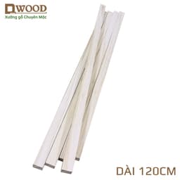 Thumbnail Thanh gỗ Dwood 120cm vuông 3x3 gỗ thông nhập khẩu bề mặt láng mịn 2