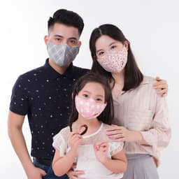 Thumbnail Khẩu Trang Vải 3 Lớp Kissy Phòng Dịch Hiệu Quả Bền Đẹp, Thời Trang, Tái Sử Dụng Size L 1
