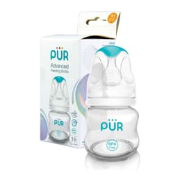 Thumbnail Bình sữa cổ thường Pur Advanced 60ml (có sẵn núm S 0-3th) - Tặng gói khăn ướt Pur 2