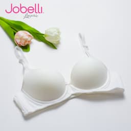 Thumbnail Áo ngực nữ trơn, cúp quai xéo lên ôm bầu ngực, mút dày vừa Jobelli A2390 3