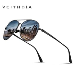 Thumbnail Kính Mát Nam VEITHDIA 8259 Kính Mát Nam Bằng Thép Không Gỉ Phân Cực Cổ Điển UV400 Ống Kính Lái Xe Ngoài Trời 1