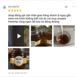 Thumbnail Mật ong tự nhiên hoa nhãn không đóng đường, không pha tạp HNT NATURAL PRODUCT MO200 1