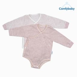 Thumbnail Set bodysuit dài tay 2 món 100% Cotton cho bé ComfyBaby size từ 0-12 tháng hàng chính hãng 1