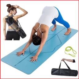 Thumbnail Thảm Tập Yoga 2 Lớp TPE 6mm 8mm Từ 79k Có Định Tuyến Tập Gym Thiền Pilates Chống Trượt Chính Hãn Amalife 1