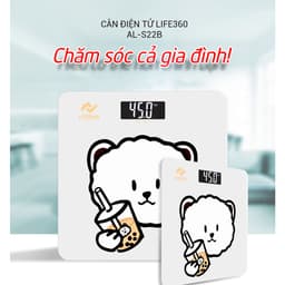 Thumbnail Cân Điện Tử Sức Khỏe Life360 AL-S22B - Cân ĐIện Tử Thông Minh- Hàng Chính Hãng 4