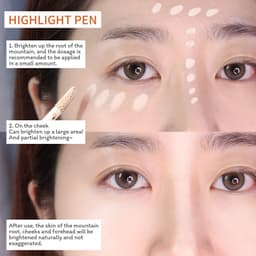 Thumbnail Thỏi Kem Bắt Sáng Và Tạo Khối GECOMO Che Khuyết Điểm Chống Nước Lâu Trôi 3