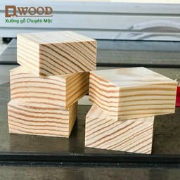 Thumbnail Miếng gỗ thông Dwood vuông 5cm trang trí, kê chân tủ kệ 3