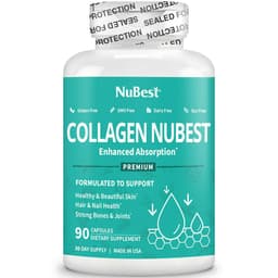 Thumbnail Collagen NuBest Bổ sung Collagen cho Da, Móng, Tóc Chắc Khỏe với TPBVSK Collagen Cao Cấp từ Hoa Kỳ (Mua 5 tặng 1) 1