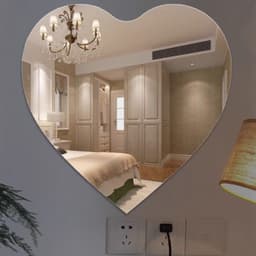 Thumbnail Gương trái tim decor treo tường VUADECOR led cảm ứng cao cấp (Full phụ kiện) 2