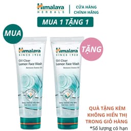 Thumbnail Sữa rửa mặt chanh se khít lỗ chân lông Himalaya Oil Control Lemon Face Wash 100ml 1