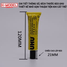 Thumbnail Keo dán siêu dính UHU mềm mại, phụ kiện làm mô hình X- MODEL tiện ích, cao cấp, an toàn khi sử dụng 3