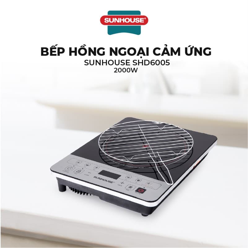 Ảnh Bếp hồng ngoại cảm ứng SUNHOUSE SHD6005 3