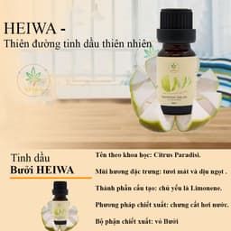 Thumbnail Tinh dầu Bưởi 50ML thương hiệu HEIWA nhập khẩu Ấn Độ có giấy kiểm định,hương thơm cực thư giãn 2