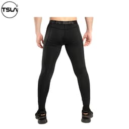 Thumbnail Quần legging giữ nhiệt nam TSLA lót lông cừu  nam co giãn tập gym thể thao chạy bộ bóng rổ TSL1009 4