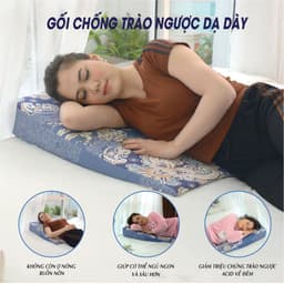 Thumbnail Gối chống trào ngược YOROKOBI bo tròn đỉnh giúp giảm ợ chua, trào ngược, xoang chống ngáy 2