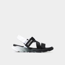 Thumbnail Giày Sandals Shondo F6 Sport ombre đế 2 màu đen trắng F6S0110 2
