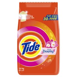 Thumbnail Bột giặt TIDE Hương Downy Quần Áo Trắng Sáng Túi 3.6KG/3.8KG 1