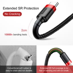 Thumbnail Dây Cáp Sạc USB Loại C Baseus Chất Lượng Cao Cho Mi iP Mobile Phone 3