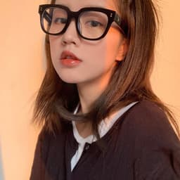 Thumbnail Veithdia 510 kính vuông nhựa dẻo  chống ánh sáng xanh thiết kế gọng to phong cách retro sành điệu cho nữ 1