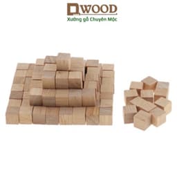 Thumbnail Khối gỗ vuông 5cm đã xử lý bề mặt đẹp Dwood 1