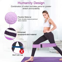 Thumbnail Dây Kháng Lực Vải MiniBand Siêu Co Giãn Hỗ Trợ Tập Mông Đùi Hiệu Quả MixSport DTH01 4