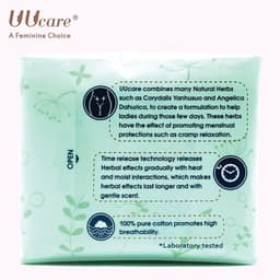 Thumbnail Băng vệ sinh Thảo dược Uucare Ban đêm 28cm 4
