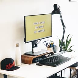Thumbnail Kệ màn hình, Bàn kê màn hình máy tính gỗ uốn cong - Plyconcept Monitor Stand Màu Gỗ Walnut 3