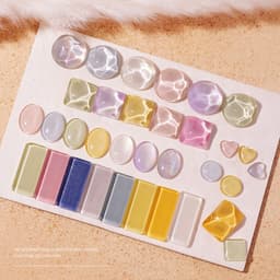 Thumbnail Set 40 Thẻ Màu Trong Suốt Trưng Bày Lọ Sơn Móng Tay 3