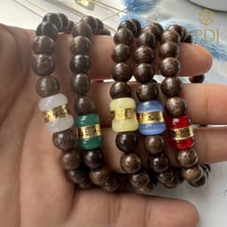 Thumbnail Vòng trầm tốc lu thống ngọc nhiều màu PDJ - SP000431 - Trang sức PDJ 3