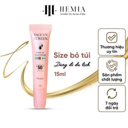 Thumbnail Kem chống nắng Hemia nâng tone, trắng da, kiềm dầu cho da dầu mụn, khô, nhạy cảm nhập khẩu Hàn Quốc Size du lịch 15ml 2