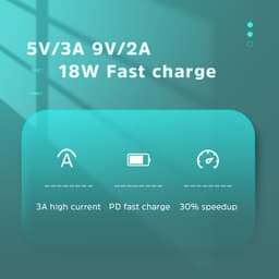 Thumbnail Bộ sạc Nhanh KIVEE AC dòng 20W gồm 1 cổng ra dây cáp dài 1m cho điện thoại di động 3