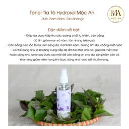 Thumbnail Toner Tía Tô Hydrosol Mờ Thâm Nám, Tàn Nhàng - Mộc An 100ml 2