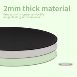 Thumbnail Miếng lót chuột GOOJODOQ hình tròn một mặt nhiều màu chống trượt bền bỉ cho văn phòng 4