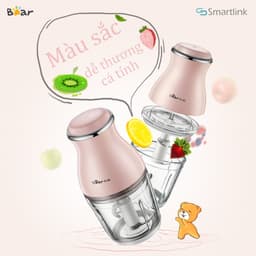 Thumbnail Máy Xay Thực Phẩm 0.6L Đa Năng Bear QSJ-B02U2 - Hàng Chính Hãng - Bảo Hành 18 tháng 2