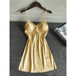 Thumbnail Váy Ngủ Hai Dây Lụa Satin Phối Ren Hisexy MD95 2