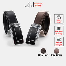 Thumbnail Thắt Lưng Nam Da Bò Cao Cấp Hàng Hiệu Dây Nịt Nam  Khóa Tự Động Thiết Kế Sang Trọng Chính Hãng - Lavatino TINO 07 1