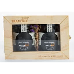 Thumbnail Hộp quà gỗ đôi mật ong Tracybee hoa chôm chôm 189ml 2