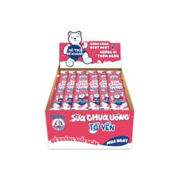 Thumbnail Sữa chua tổ yến Nestlé® Yogu Gấu HƯƠNG DÂU (thùng 28 gói x 75ml) 1