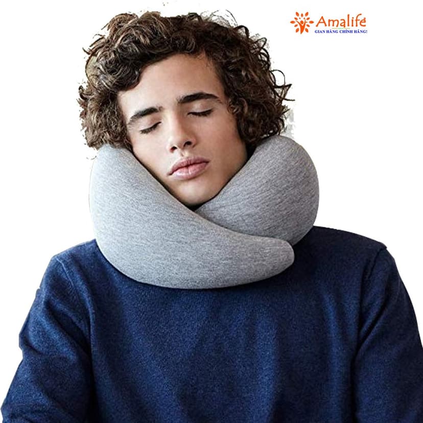Ảnh Gối Ngủ Văn Phòng Du Lịch Thông Minh Từ Chất Liệu Memory Foam Chính Hãng Amalife mi01 1