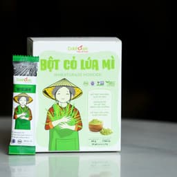Thumbnail Bột cỏ lúa mì nguyên chất Dalahouse hỗ trợ tiêu hóa, giảm táo bón, thải độc gan và máu, bệnh tiểu đường hộp 60 gr 1