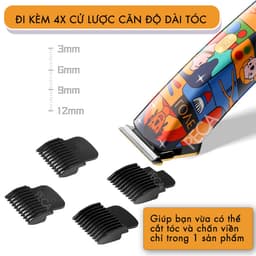 Thumbnail Tông đơ chấn viền Kemei KM-5017H thiết kế độc đáo, có thể cắt tóc, cạo râu, cạo đầu - Hàng chính hãng 1