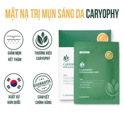 Thumbnail Mặt nạ Caryophy portulaca mask sheet giảm mụn mờ thâm Hàn Quốc 22g (1 miếng - 5 miếng) 2