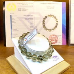 Thumbnail Vòng Tay Round Đá Thạch Anh Tóc Đen SP003990 Gypsy.lala 2