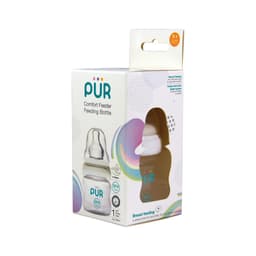 Thumbnail Bình sữa cổ thường Pur - Comfort Feeder 60ml cho bé sơ sinh, có sẵn 1 núm size S trong bình 3