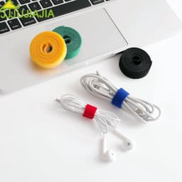 Thumbnail Set 3 Cuộn/10 Dây Quấn Cố Định Cáp Sạc JUJIAJIA Có Quai Dán Tiện Dụng 3