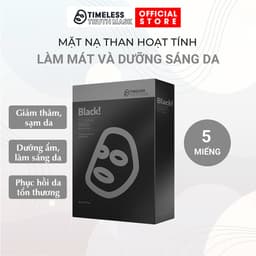 Thumbnail Mặt nạ than hoạt tính Timeless Truth Mask - Black Cooling làm mát và sáng da (30ml x 5 miếng) 1