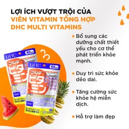 Thumbnail Viên Uống Vitamin Tổng Hợp DHC Multi Vitamins Cung Cấp Dưỡng Chất Giúp Cơ Thể Khoẻ Mạnh 3